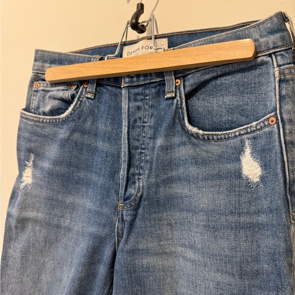 Blue Distressed Jeans - Picture 2 of 5